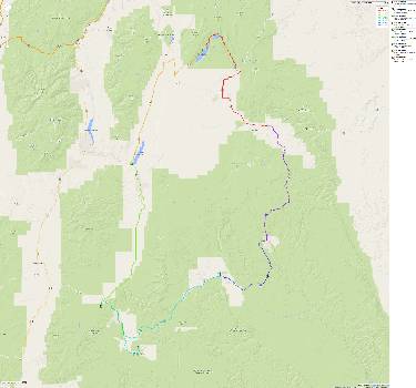 Map - UT: Bike Tour; 2009; 268 miles