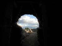 Inside pit house reconstruction