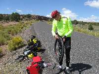 First flat of the tour