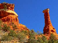 Spire near mouth of Boynton