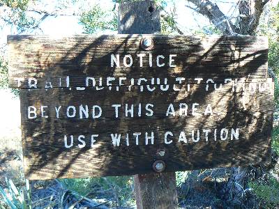 Wandering where the trail fades