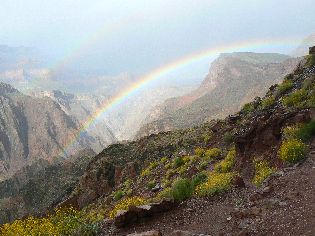 Double Rainbow on the CCC Trail - Day 2