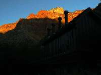 Day 3 - Scenic Toilet Sunrise - Cottonwood