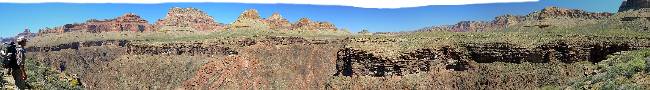 Panorama Tonto Trail edge - Day 5