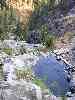 Skinnydipper pools, looking down to the S. Fk. Payette
