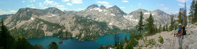 Pano - Toxaway from Sand Mountain Trail