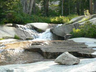 Movie of cascade along Benedict Cr., Day 4