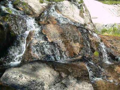 Movie - Cascade below Edith Lk., Day 5